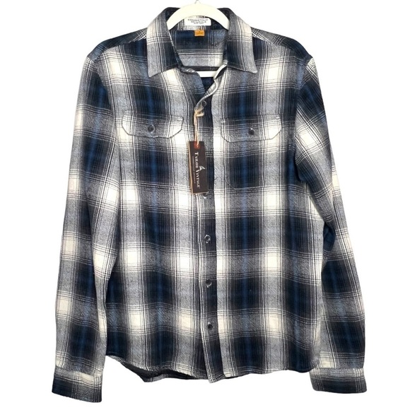 Taylor Vintage Brushed Heavy Twill Overshirt Shacket 100%Cotton Size Small - Picture 1 of 8